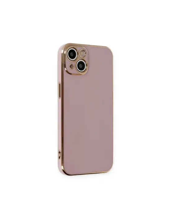 Apple İphone 15 Kılıf Volet Silikon - Mor