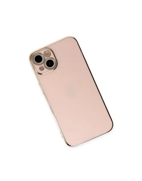 Apple İphone 15 Kılıf Volet Silikon - Pembe