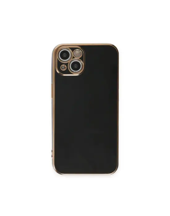 Apple İphone 15 Kılıf Volet Silikon - Siyah