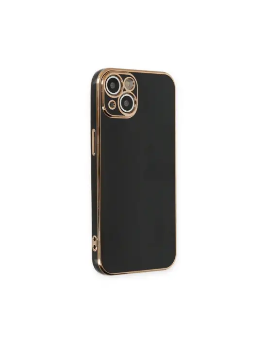 Apple İphone 15 Kılıf Volet Silikon - Siyah