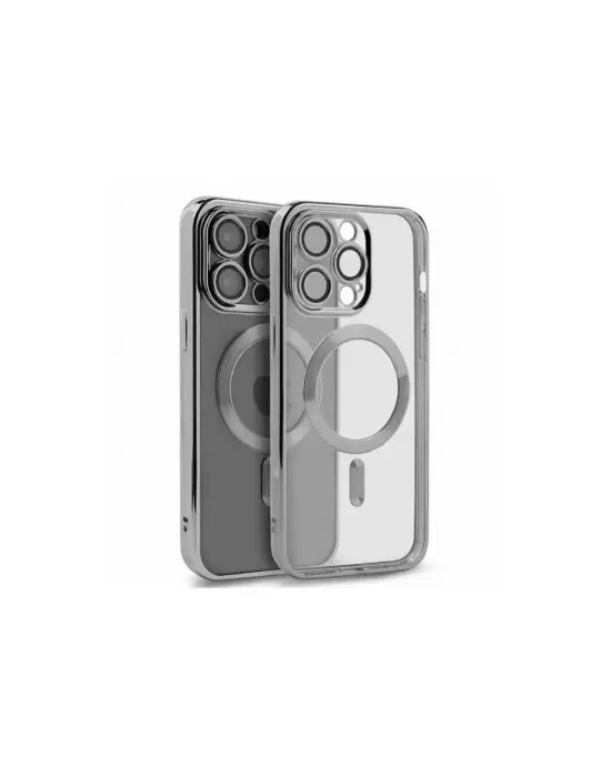 Apple İphone 15 Pro Kılıf Kross Magneticsafe Kapak - Gümüş