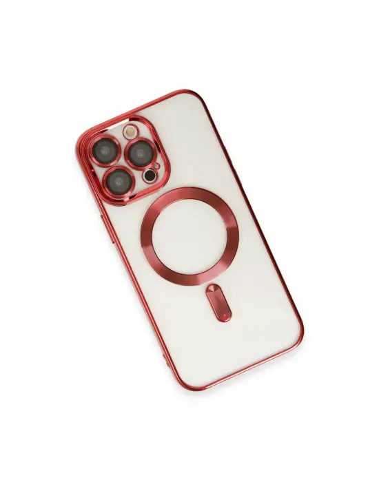 Apple İphone 15 Pro Kılıf Kross Magneticsafe Kapak - Kırmızı