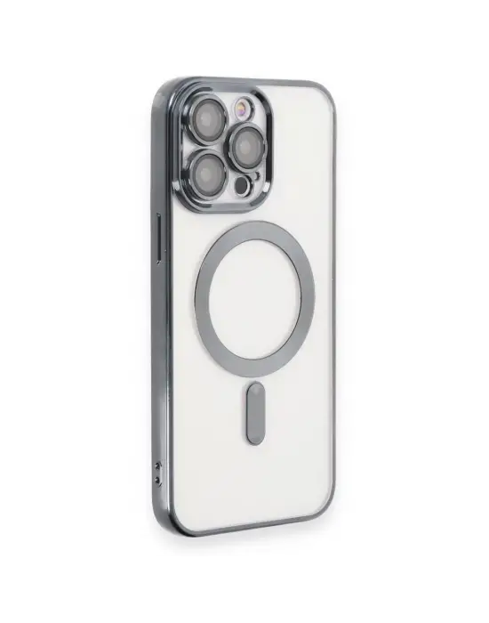 Apple İphone 15 Pro Kılıf Kross Magneticsafe Kapak - Titan Gri