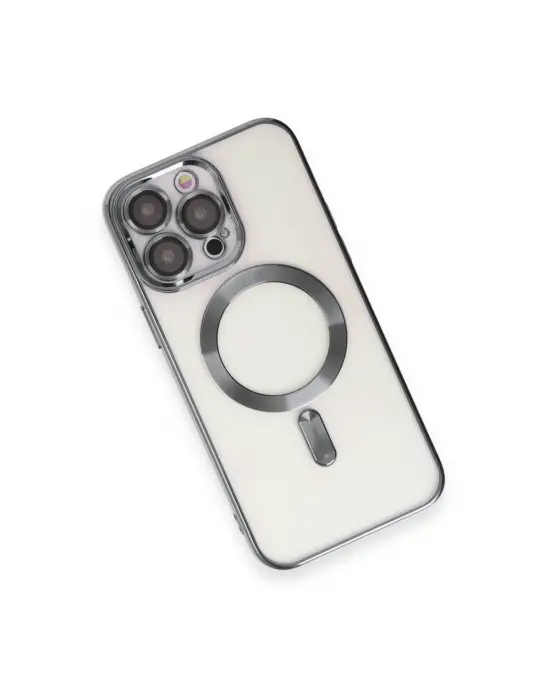 Apple İphone 15 Pro Kılıf Kross Magneticsafe Kapak - Titan Gri