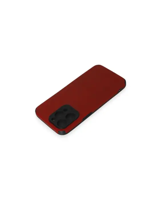 Apple İphone 15 Pro Kılıf Loop Deri Silikon - Kırmızı