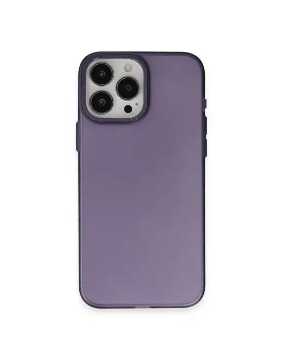 Apple İphone 15 Pro Kılıf Modos Metal Kapak - Derin Mor