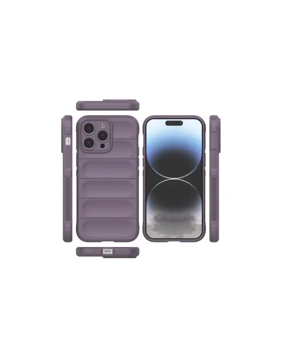 Apple İphone 15 Pro Kılıf Optimum Silikon - Mor