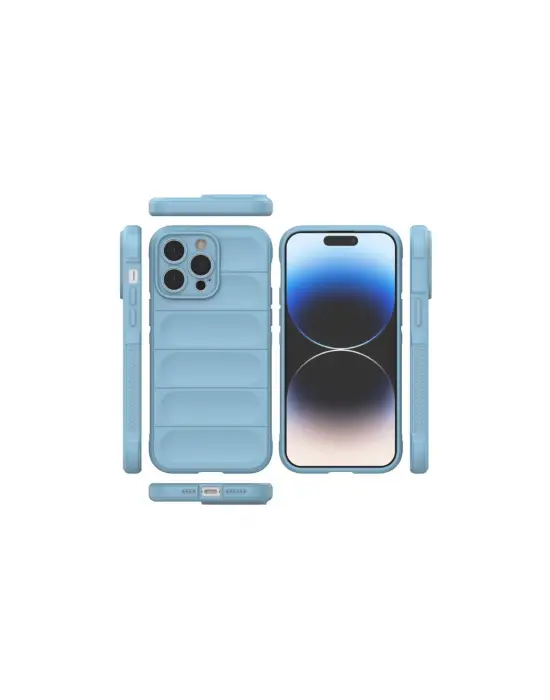 Apple İphone 15 Pro Kılıf Optimum Silikon - Sky Blue