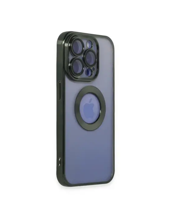 Apple İphone 15 Pro Kılıf Slot Silikon - Köknar Yeşili