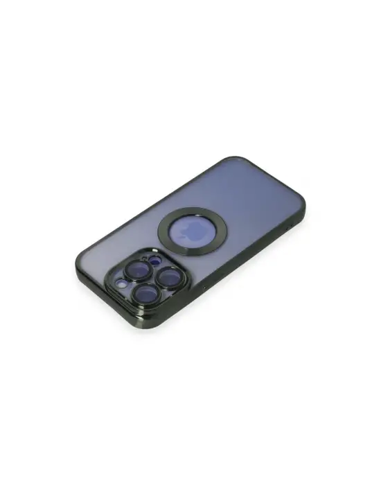 Apple İphone 15 Pro Kılıf Slot Silikon - Köknar Yeşili