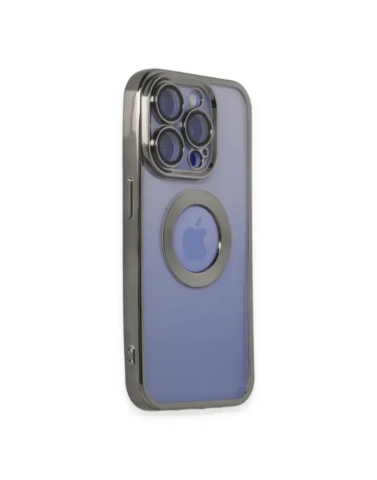 Apple İphone 15 Pro Kılıf Slot Silikon - Titan Gri