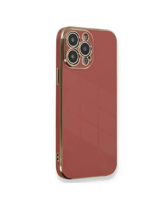Apple İphone 15 Pro Kılıf Volet Silikon - Kırmızı