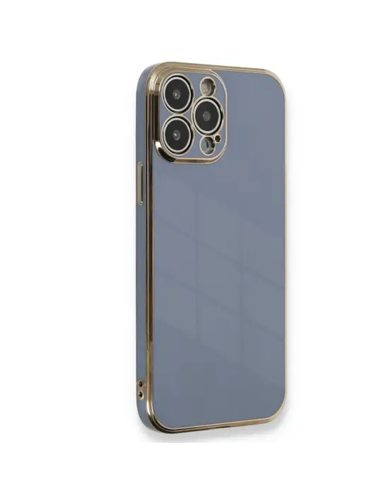 Apple İphone 15 Pro Kılıf Volet Silikon - Mavi