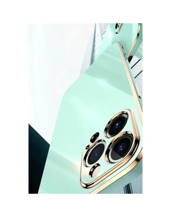 Apple İphone 15 Pro Kılıf Volet Silikon - Mor