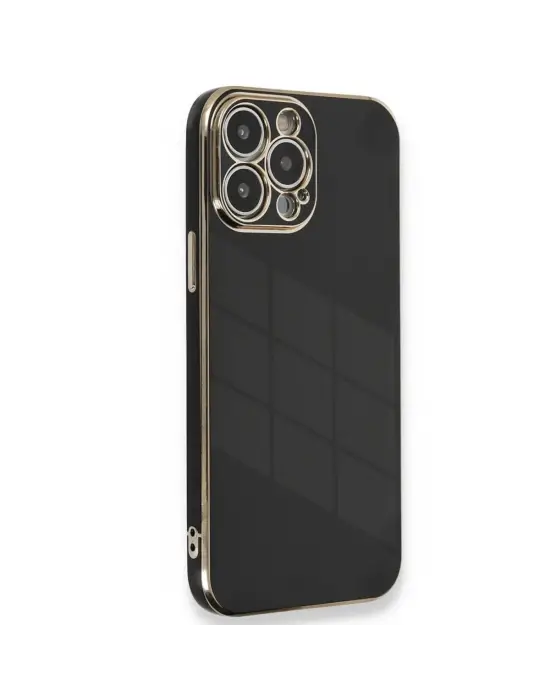 Apple İphone 15 Pro Kılıf Volet Silikon - Siyah
