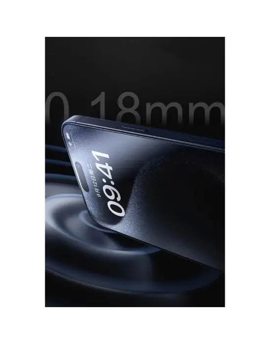 Apple İphone 15 Pro Max Bilvis 0.18mm Plus Cam Ekran Koruyucu