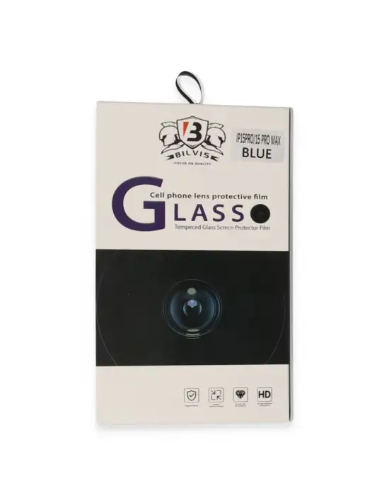 Apple İphone 15 Pro Max Bilvis Titan Kamera Lens - Lacivert