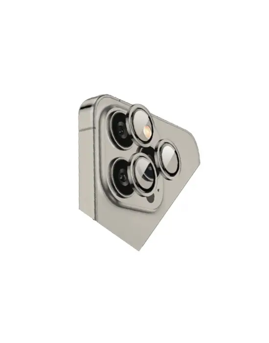 Apple İphone 15 Pro Max Bilvis Titan Kamera Lens - Titan Gri