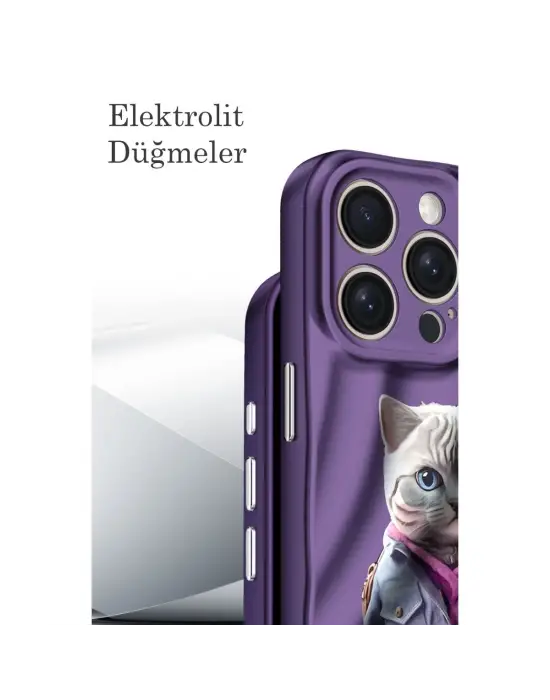 Apple İphone 15 Pro Max Kılıf Crew Desenli Kapak - Galata Kulesi