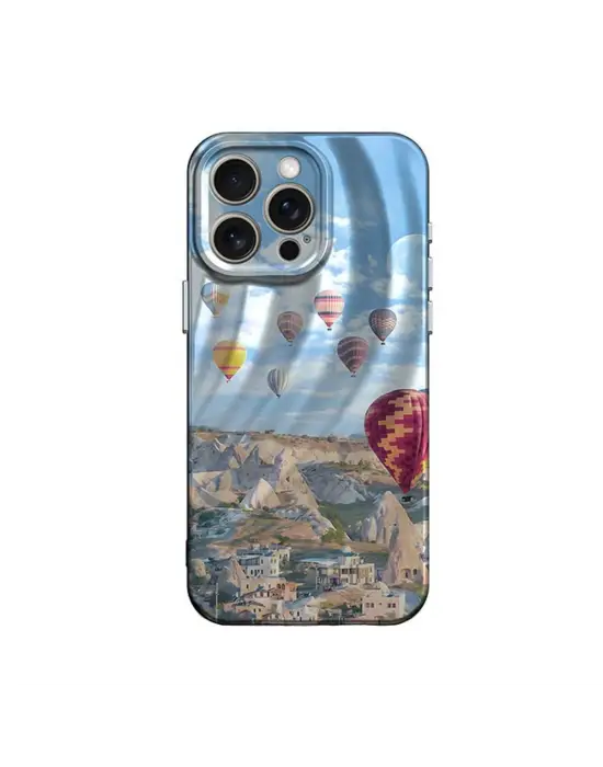 Apple İphone 15 Pro Max Kılıf Crew Desenli Kapak - Kapadokya
