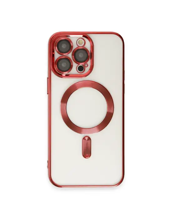 Apple İphone 15 Pro Max Kılıf Kross Magneticsafe Kapak - Kırmızı