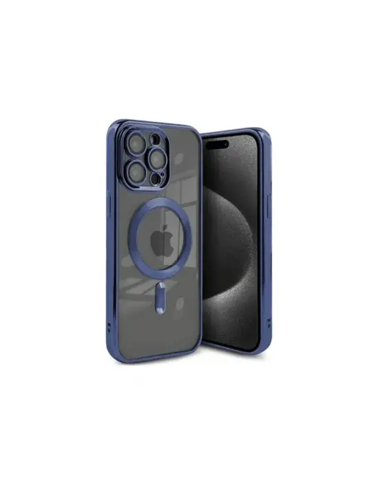 Apple İphone 15 Pro Max Kılıf Kross Magneticsafe Kapak - Lacivert