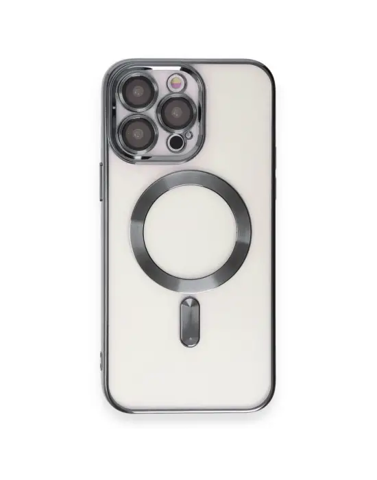 Apple İphone 15 Pro Max Kılıf Kross Magneticsafe Kapak - Titan Gri
