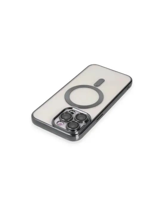 Apple İphone 15 Pro Max Kılıf Kross Magneticsafe Kapak - Titan Gri