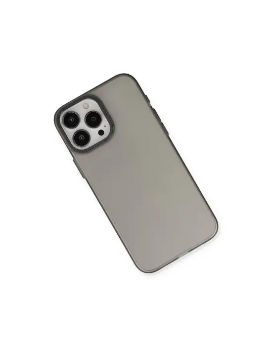 Apple İphone 15 Pro Max Kılıf Modos Metal Kapak - Siyah