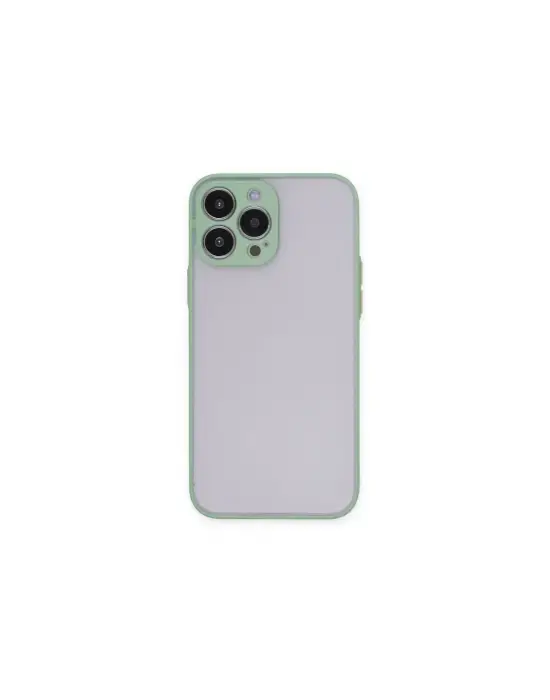 Apple İphone 15 Pro Max Kılıf Montreal Silikon Kapak - Açık Yeşil