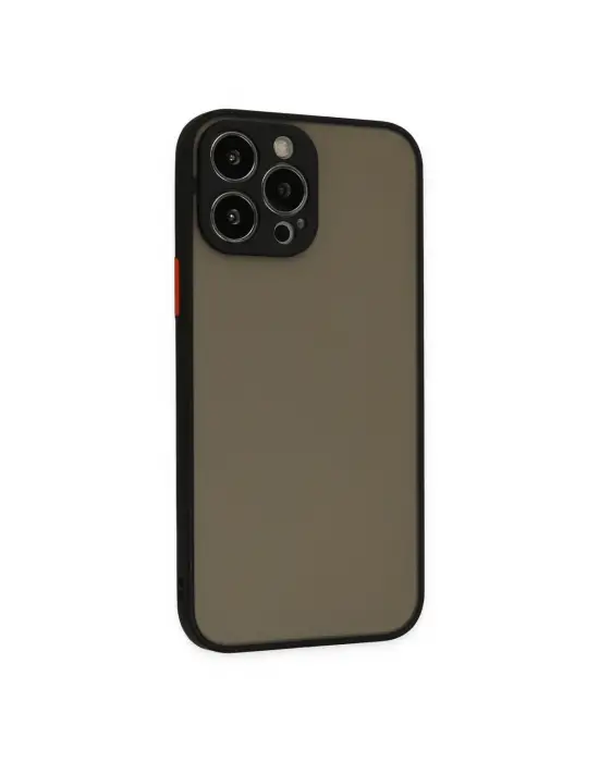 Apple İphone 15 Pro Max Kılıf Montreal Silikon Kapak - Siyah