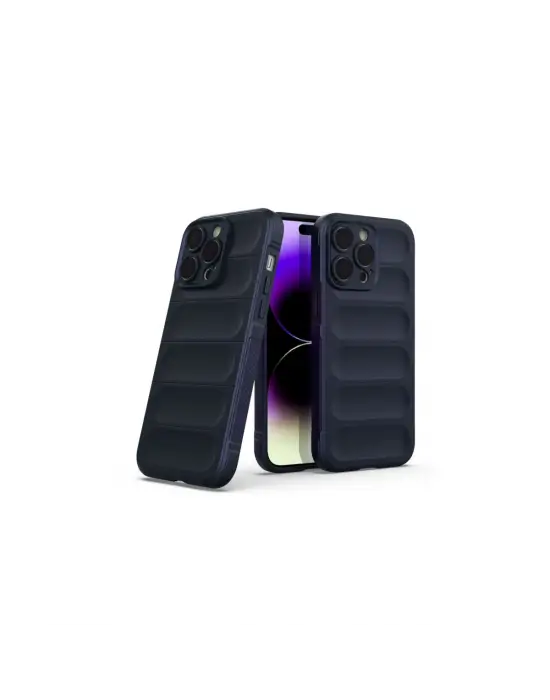Apple İphone 15 Pro Max Kılıf Optimum Silikon - Lacivert