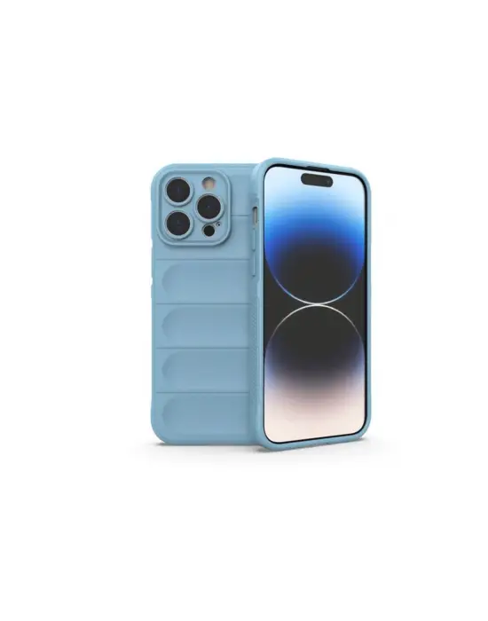 Apple İphone 15 Pro Max Kılıf Optimum Silikon - Sky Blue