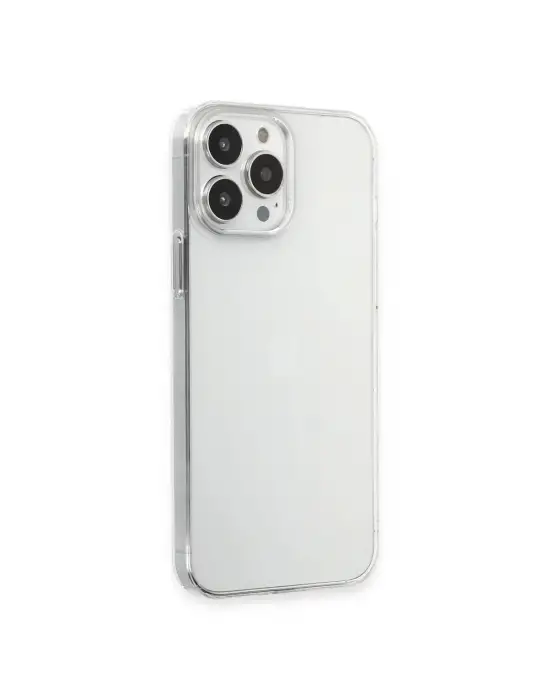 Apple İphone 15 Pro Max Kılıf Pc Sert Şeffaf Kapak - Şeffaf