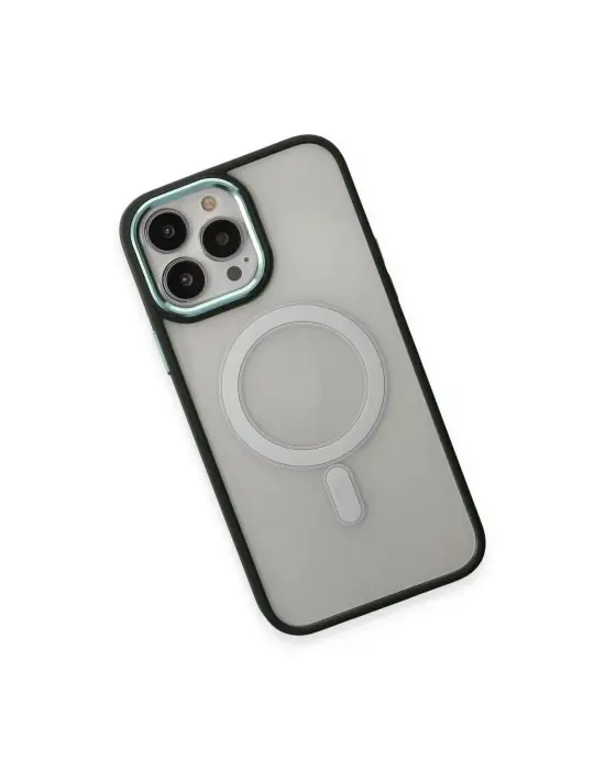 Apple İphone 15 Pro Max Kılıf Room Magneticsafe Silikon - Köknar Yeşili