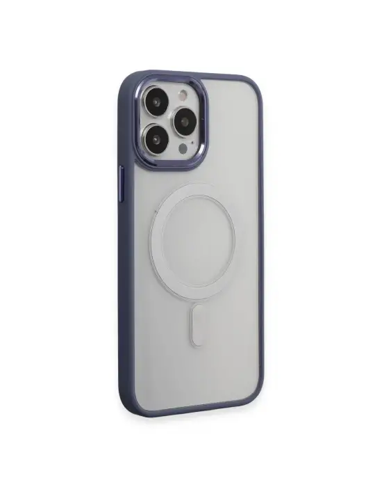 Apple İphone 15 Pro Max Kılıf Room Magneticsafe Silikon - Sierra Blue