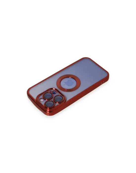 Apple İphone 15 Pro Max Kılıf Slot Silikon - Kırmızı