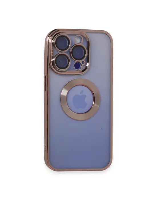 Apple İphone 15 Pro Max Kılıf Slot Silikon - Rose Gold