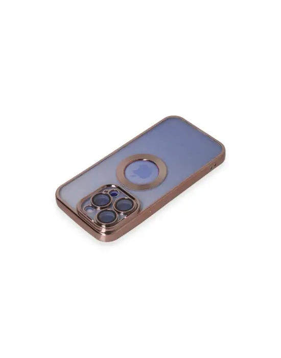 Apple İphone 15 Pro Max Kılıf Slot Silikon - Rose Gold