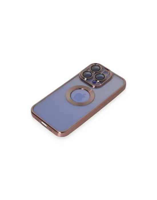 Apple İphone 15 Pro Max Kılıf Slot Silikon - Rose Gold