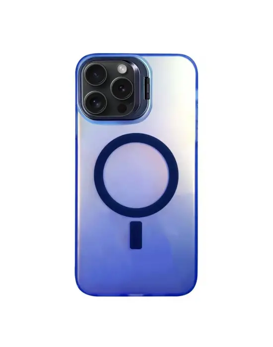Apple İphone 15 Pro Max Primera Magsafe Standlı Kapak - Lacivert