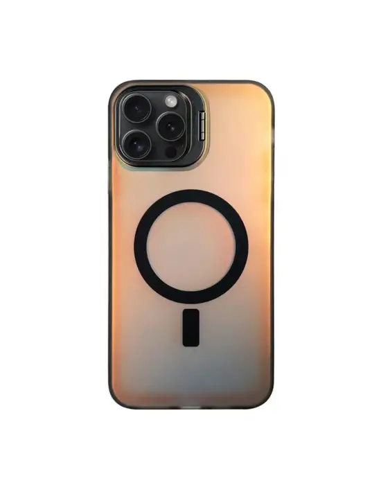 Apple İphone 15 Pro Max Primera Magsafe Standlı Kapak - Siyah