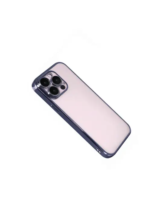 Apple İphone 15 Pro Max Razer Lensli Silikon - Lacivert