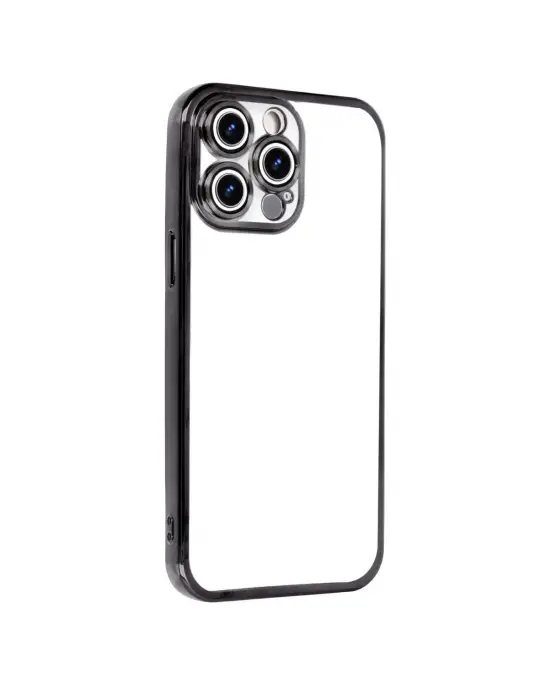 Apple İphone 15 Pro Max Razer Lensli Silikon - Siyah
