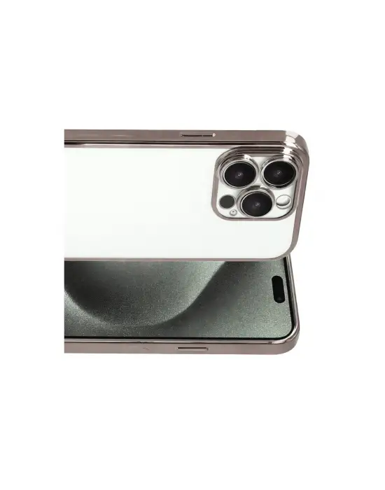 Apple İphone 15 Pro Max Razer Lensli Silikon - Titan Gri