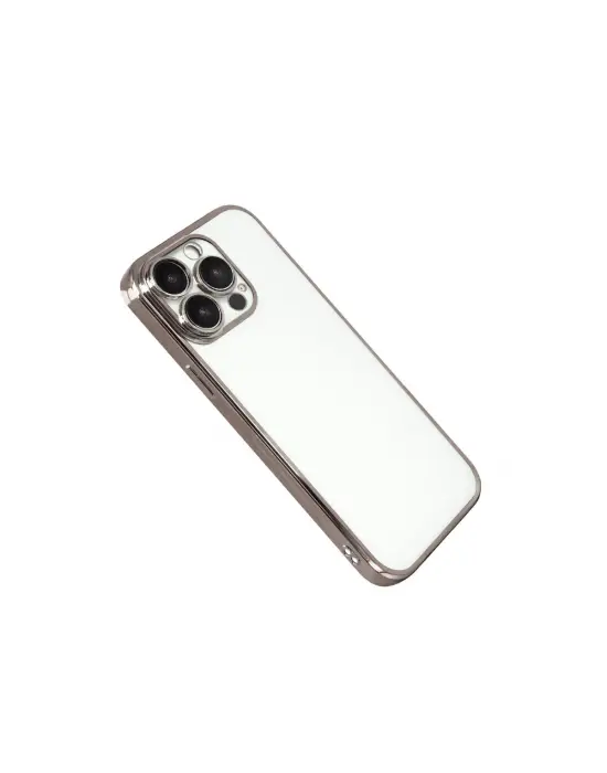 Apple İphone 15 Pro Max Razer Lensli Silikon - Titan Gri