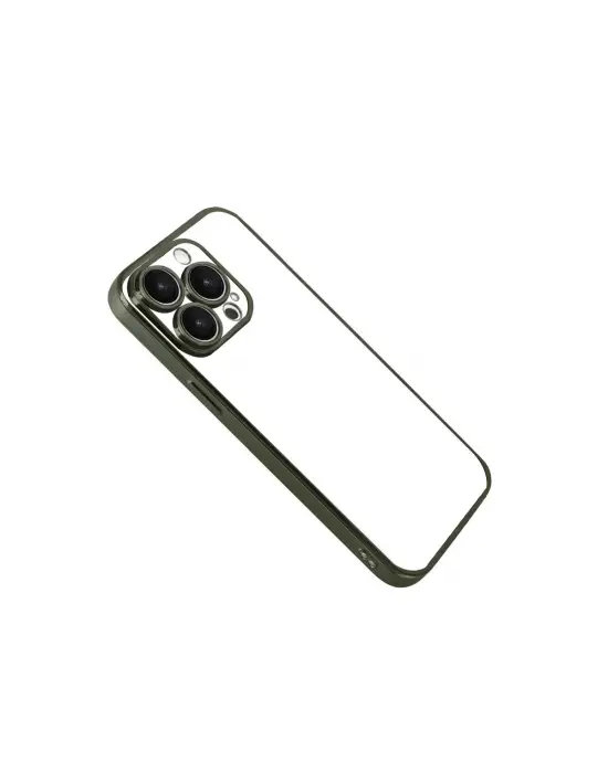 Apple İphone 15 Pro Max Razer Lensli Silikon - Yeşil