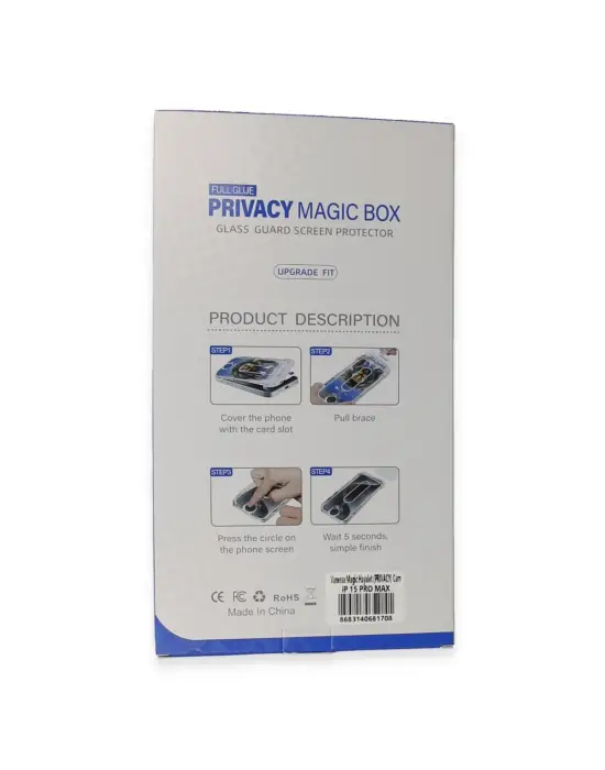 Apple İphone 15 Pro Max Vanessa Magic Hayalet Cam