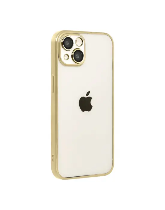 Apple İphone 15 Razer Lensli Silikon - Gold