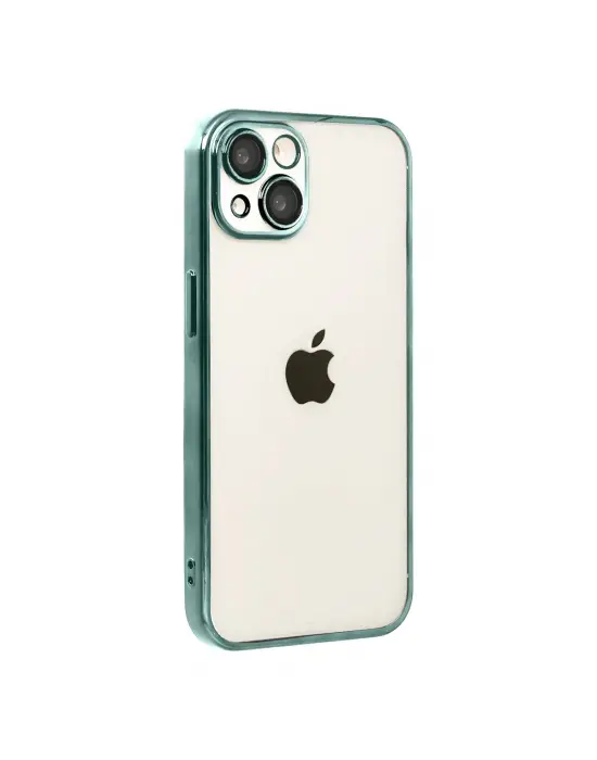 Apple İphone 15 Razer Lensli Silikon - Yeşil